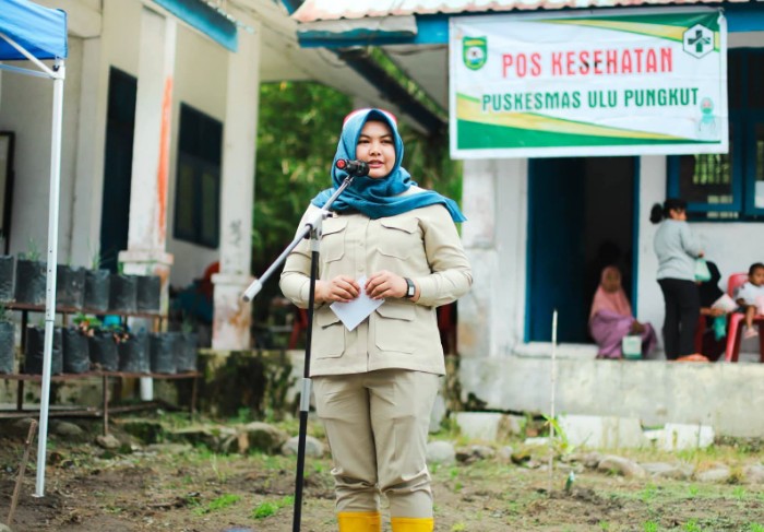 Demi Ketapang, Wabup Madina Ikut Tanam Bawang Putih di Ulupungkut