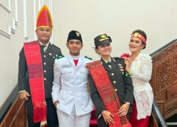 Terinspirasi Sang Kakak, Putra Personel Polres Tapsel Tembus Paskibraka Nasional