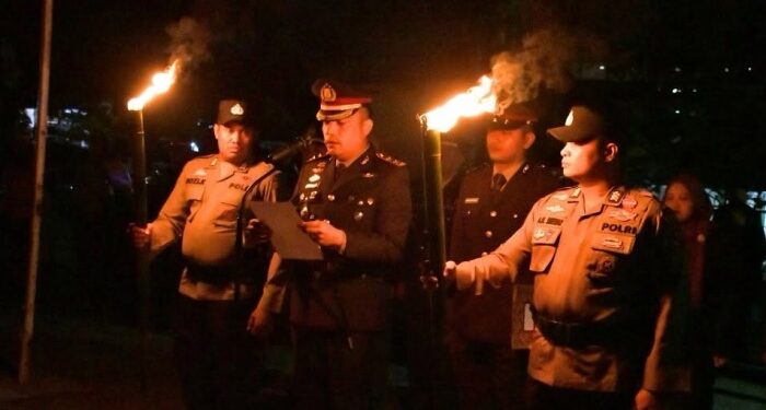 Kapolres Padangsidimpuan Pimpin Renungan Suci di Taman Makam Bahagia