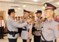 Kapolres Padangsidimpuan Pimpin Sertijab Kasat Samapta