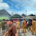 Kegiatan Sosialisasi di Desa Aek Badak Julu Dibubarkan Kobaran Api