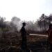 Lahan Lima Hektare Kebun Sawit dan Semak Belukar di Labuhanbatu Terbakar