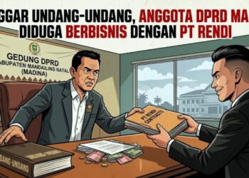 Langgar Undang-undang, Anggota DPRD Madina Diduga Berbisnis dengan PT Rendi