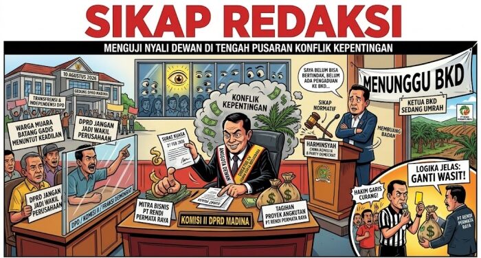 Menguji Nyali DPRD Madina di Tengah Pusaran Konflik Kepentingan