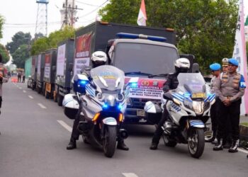 Misi Kemanusiaan Lintas Pulau, Polda Sumut Terbangkan 25 Ton Pangan ke NTT