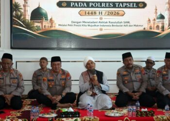 Peringatan Maulid Nabi Jadi Ajang Rekalibrasi Mental Personel Polres Tapsel