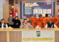 Polres Padangsidimpuan Ringkus 9 Tersangka Kasus Narkoba dan Penganiayaan