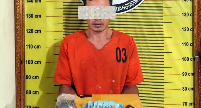 Polres Padangsidimpuan Tangkap Pengedar Ganja