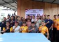 Polres Tapsel dan Insan Pers Rayakan Kemerdekaan RI Lewat Pertandingan Dam Batu
