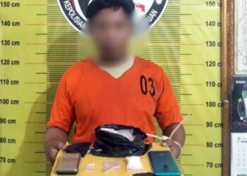 Pria Ini Ditangkap Saat Asyik Timbang Sabu di Rumah Singgah Padangsidimpuan