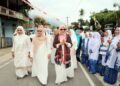 Sentuhan Kasih Yupri Astuti pada MomenMaulid Nabi di Panyabungan Timur