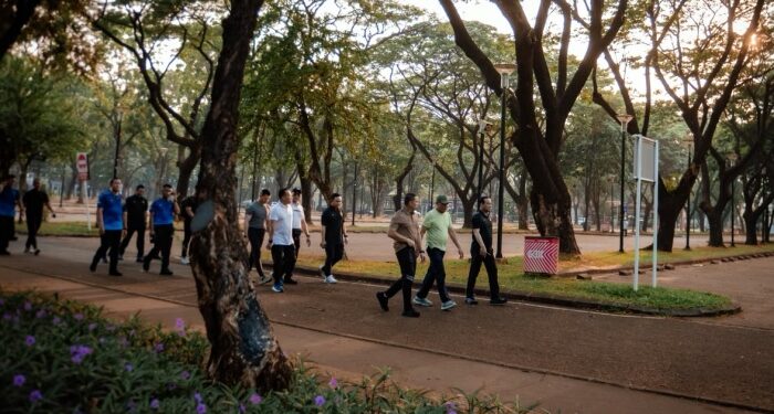 Tiga Jenderal Joging Bersama di GBK, Sinyal Jakarta Kondusif