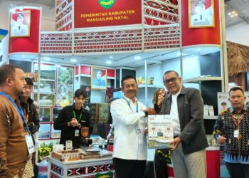 Hari Pertama AEO 2026 di Tangerang, Stan Madina Banjir Pengunjung