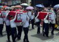 Unik, SD Negeri 083 Pidoli Usung Peti Jenazah Pahlawan di Karnaval Kemerdekaan RI