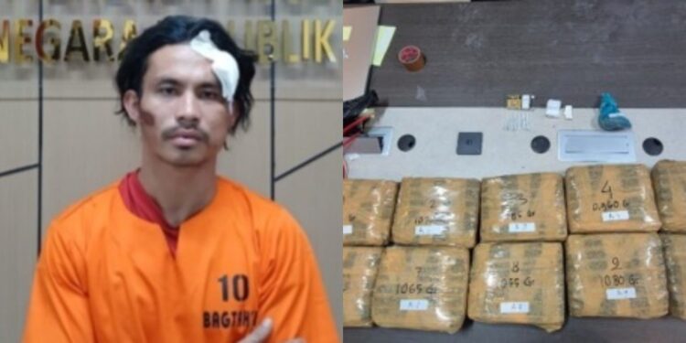 Warga Madina Penerima 10 Kg Ganja via Bus ALS Diringkus Bareskrim di Surabaya