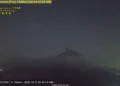 Gunung Semeru Erupsi Empat Kali Disertai  Suara Gemuruh Kuat