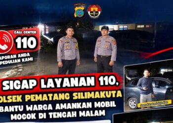 Supir Mobil Mogok Tengah Malam Hubungi Call Center 110, Polisi Datang Membantu