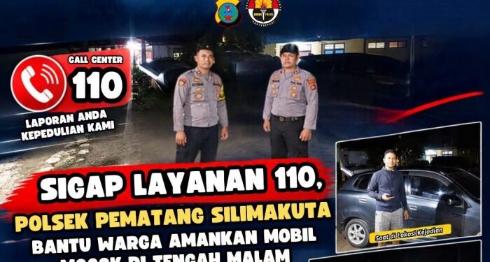Supir Mobil Mogok Tengah Malam Hubungi Call Center 110, Polisi Datang Membantu