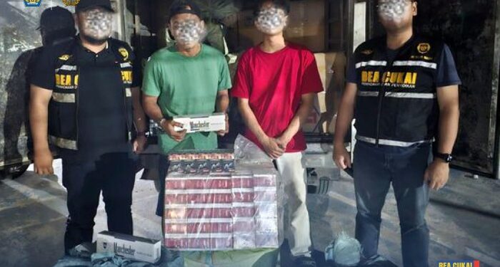 Bea Cukai Teluk Nibung Gagalkan Distribusi Rokok Ilegal Riau–Sumut