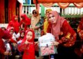 Bunda PAUD Madina Serahkan Bantuan untuk PAUD Kejora Desa Jambur Baru