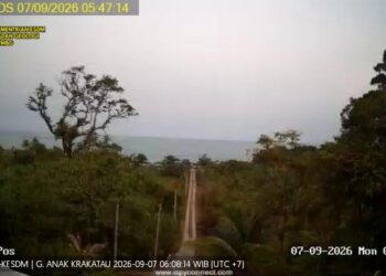 Gunung Anak Krakatau Masih Erupsi