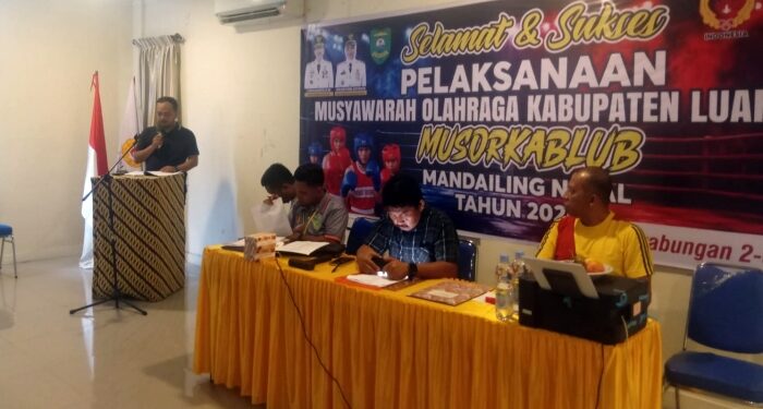 Harun Nasution Terpilih Jadi Ketua KONI Madina Periode 2026-2030
