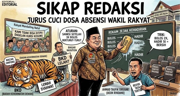 Jurus Cuci Dosa Absensi Wakil Rakyat