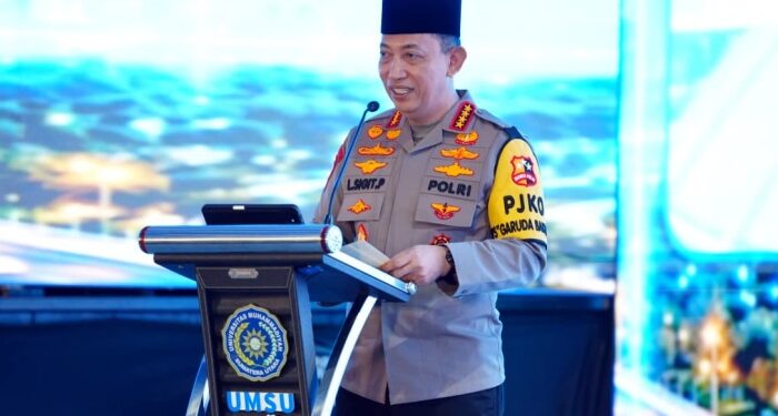 Kapolri Motivasi Mahasiswa UMSU agar Jadi Pemimpin Masa Depan