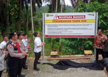 Langkah Tegas ESDM dan Polres Tapsel Kepung Lokasi Tambang Ilegal