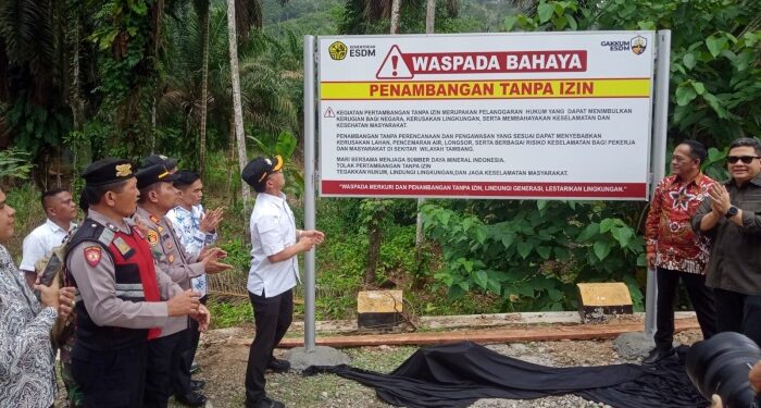 Langkah Tegas ESDM dan Polres Tapsel Kepung Lokasi Tambang Ilegal