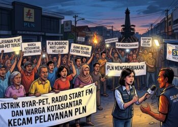 Listrik Byar-pet, Radio StArtFM dan Warga Kotasiantar Kecam Pelayanan PLN