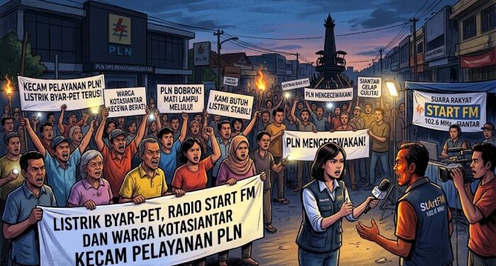 Listrik Byar-pet, Radio StArtFM dan Warga Kotasiantar Kecam Pelayanan PLN