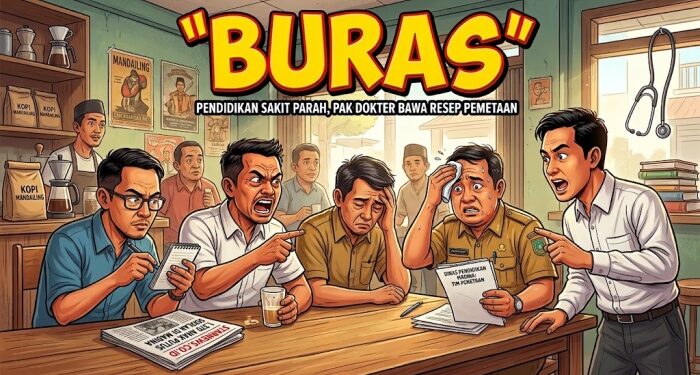 Pendidikan Sakit Parah, Pak Dokter Bawa Resep Pemetaan