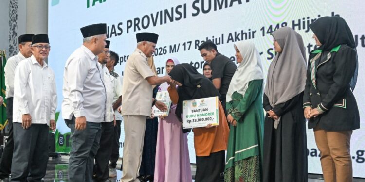 Mustahik Jadi Muzaki, Penerimaan Zakat Sumut Melonjak Rp11,5 Miliar
