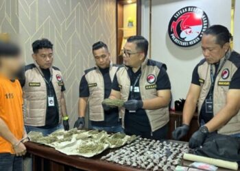Residivis Kembali Ditangkap Polrestabes Medan Usai Jadi Bandar Ganja