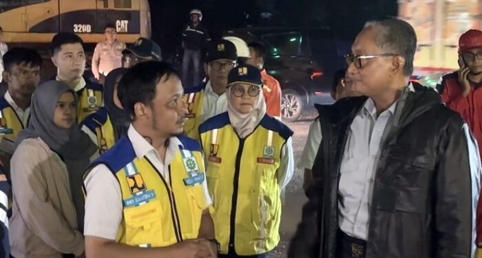 Sidak Malam-malam, Menteri PU Pacu Pembangunan Sabo Dam di Solok