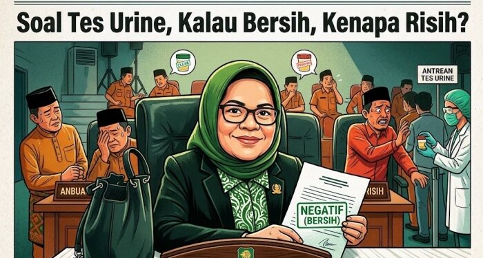 Soal Tes Urine, Kalau Bersih, Kenapa Risih?