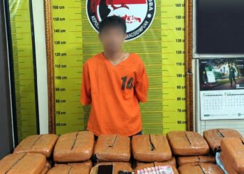 Bawa 20 Kg Ganja hingga Gigit Polisi, Kurir Asal Tapsel Ditangkap di Padangsidimpuan