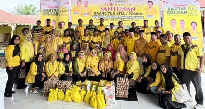 Langkah Kemanusiaan Golkar Tapsel di Peringatan HUT ke-62