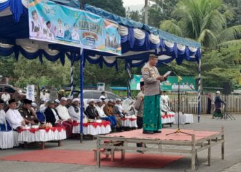Peringatan Hari Santri 2026 di Madina, Wakapolres Bacakan Amanat Menteri Agama