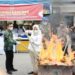 Puluhan Kilo Narkoba Dibakar, Kejari Madina Lepas Beban Simpan Barang Bukti