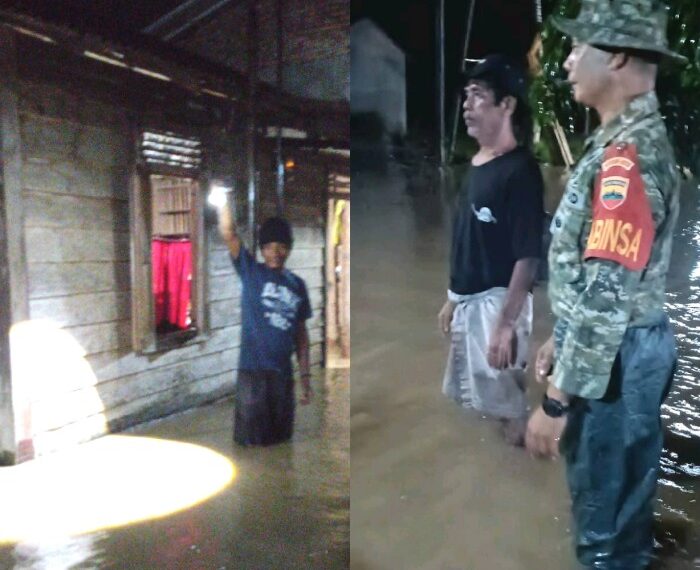 Luapan Sungai Sirambas Rendam Tiga Desa di Panyabungan Barat
