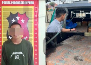Polres Padangsidimpuan Ciduk Dua Penyelundup Pertalite Subsidi Modus Tangki Modifikasi