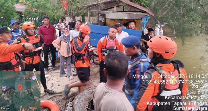 Hujan Badai Hentikan Pencarian Pemancing yang Hilang di Tapteng