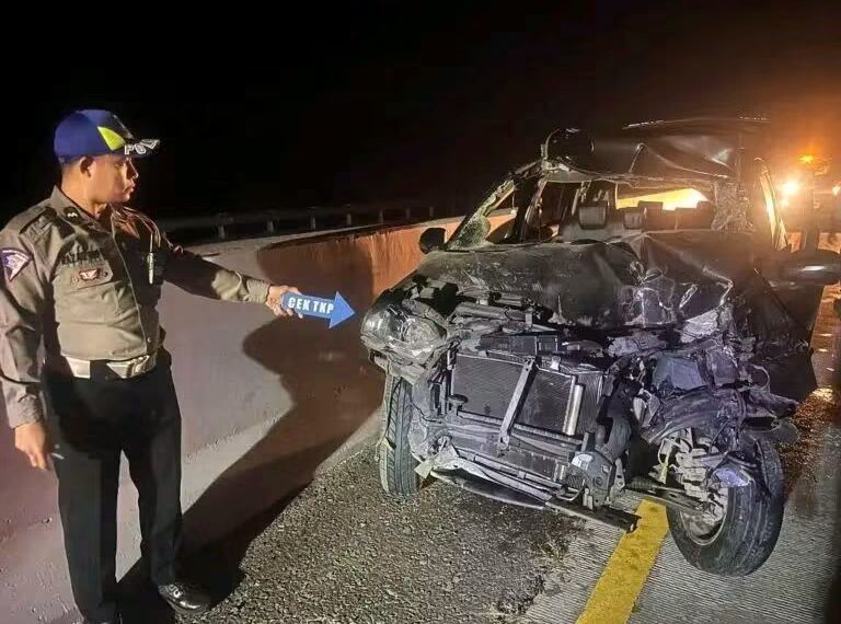 Pegawai Dinas PUPR Madina Tewas Tabrak Lari di Tol Sei Rampah