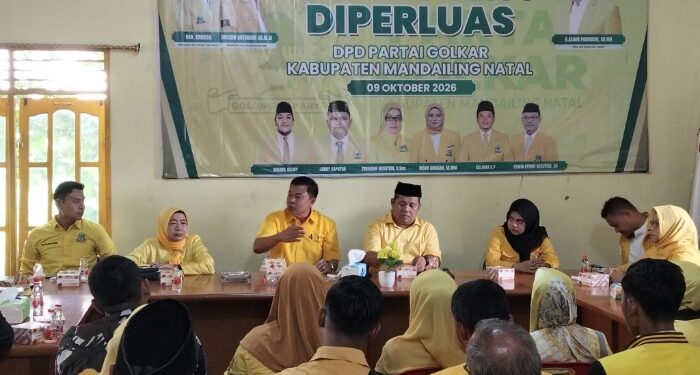 Golkar Madina Bentuk Panitia Musda, Aswin Parinduri Ingatkan Kader Jaga Persatuan