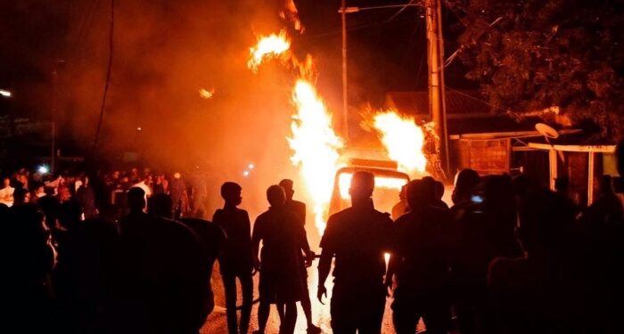 Kebakaran Kampung Darek Padangsidimpuan Diduga Akibat Angkot Angkut BBM Meledak