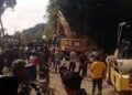 Kondisi Terkini Jalimsum Sipirok yang Amblas, Kendaraan Besar Dilarang Melintas