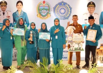 Madina Sabet Juara Harapan II Lomba Aku Hatinya PKK Tingkat Sumut