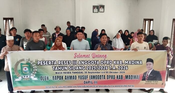 Reses di Desa Huta Julu, Ahmad Yusuf Siap Kawal Anggaran Perbaikan Jalan Rusak dan Fasilitas Air Bersih